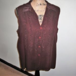 Ladies,sleeveless blouse,Sz.M ,Noranoh